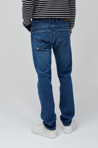Pantalon regular - Bleu