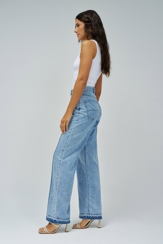 Jean wide legs - Bleu