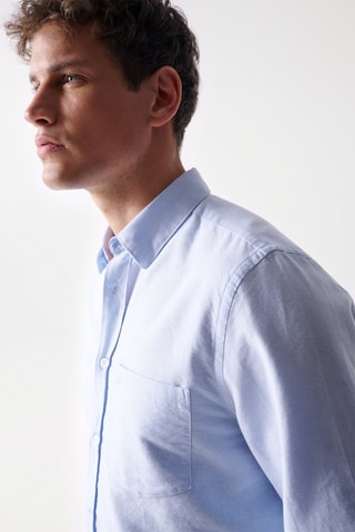 Chemise regular - Bleu