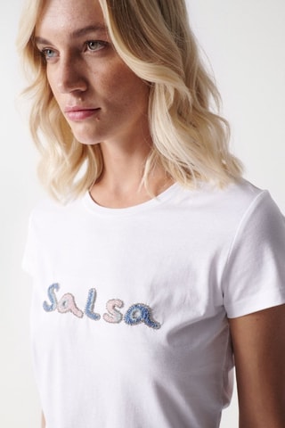 T-shirt skinny - Blanc