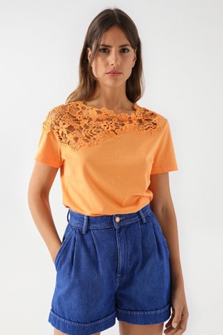 T-shirt regular - Orange