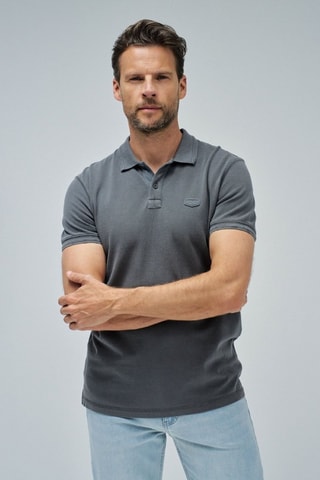 Polo regular - Gris