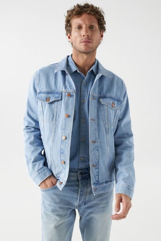 Veste en jean - Bleu