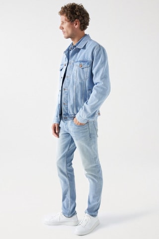 Veste en jean - Bleu