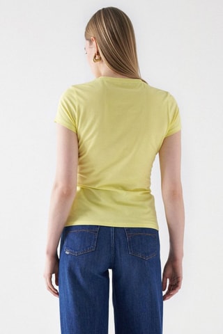 T-shirt slim - Jaune