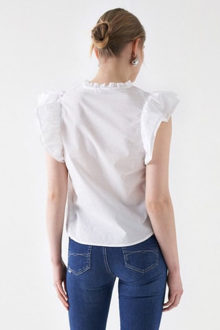 Blouse regular - Blanc