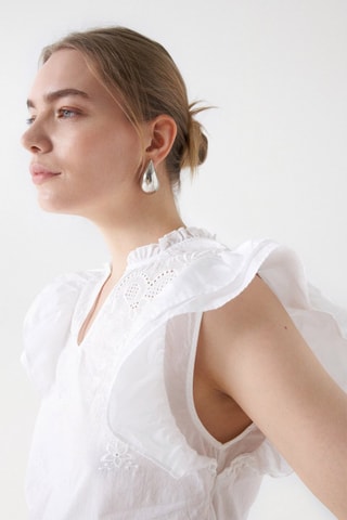 Blouse regular - Blanc