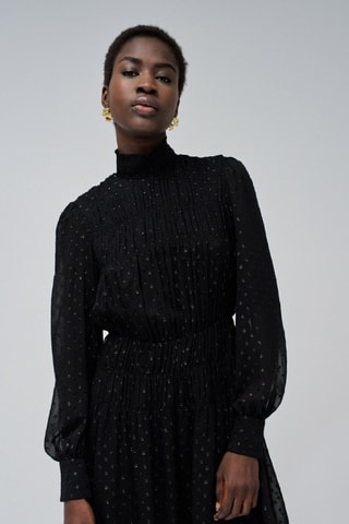 Robe regular - Blanc et noir