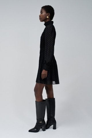 Robe regular - Blanc et noir