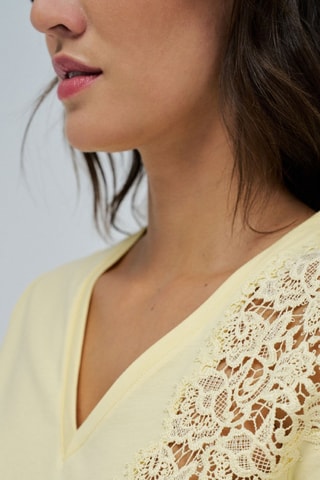 T-shirt regular - Jaune