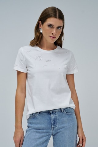 T-shirt regular - Beige