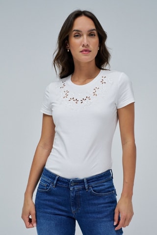 T-shirt regular - Beige