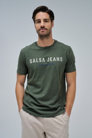 T-shirt regular - Vert