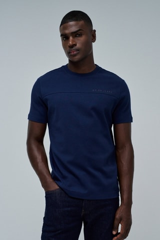 T-shirt regular - Bleu