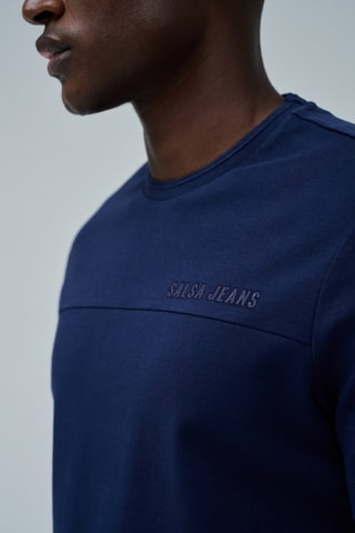 T-shirt regular - Bleu