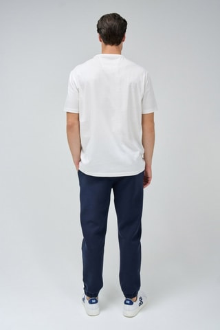 T-shirt regular - Blanc et bleu