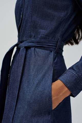 Robe chemise - Bleu