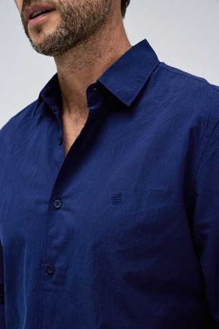 Chemise regular - Bleu