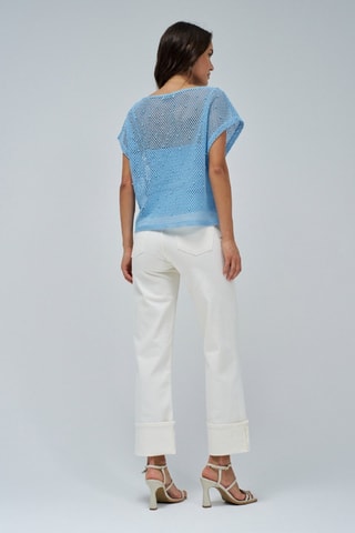 T-shirt regular - Bleu