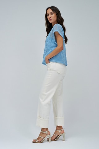 T-shirt regular - Bleu