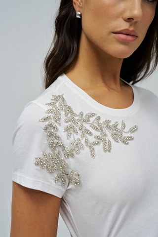 T-shirt slim - Blanc