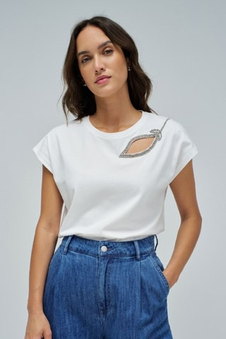 T-shirt regular - Blanc