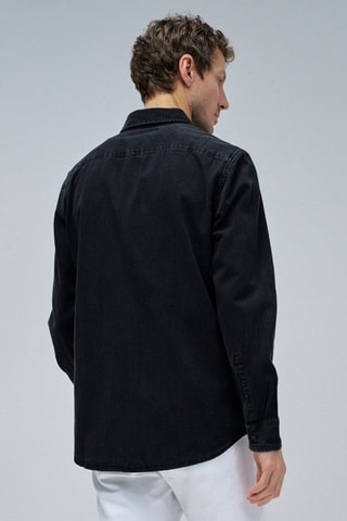 Chemise regular - Noir