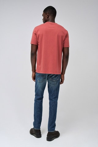 T-shirt regular - Blanc et rouge