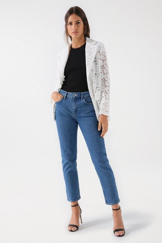 Blazer regular - Blanc