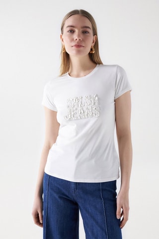 T-shirt slim - Blanc
