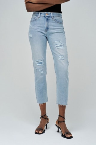 Jean 7/8 - Bleu