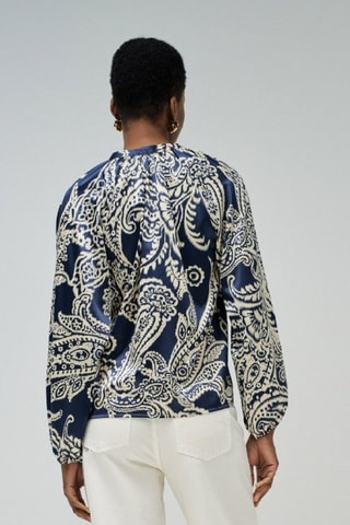 Blouse regular - Bleu