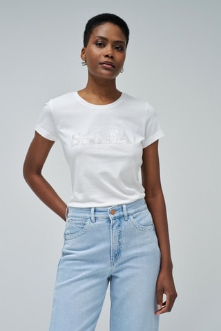 T-shirt slim - Blanc