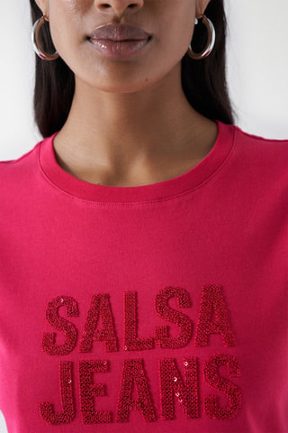 T-shirt regular - Rose