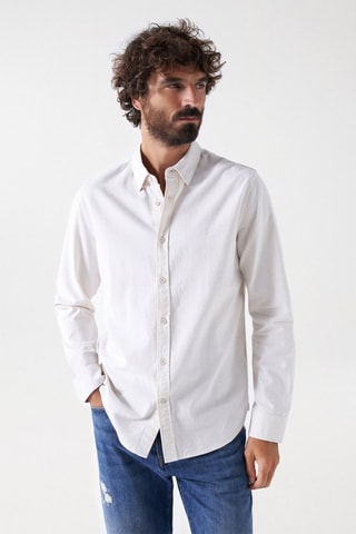 Chemise slim - Bleu