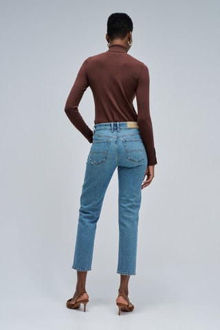 Jean regular 7/8 - Bleu