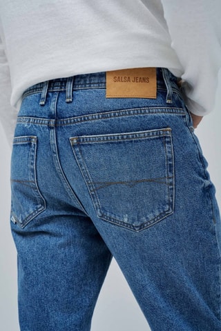 Jean 7/8 - Bleu