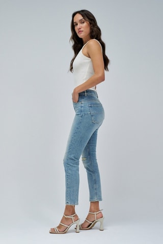 Jean slim 7/8 - Beige