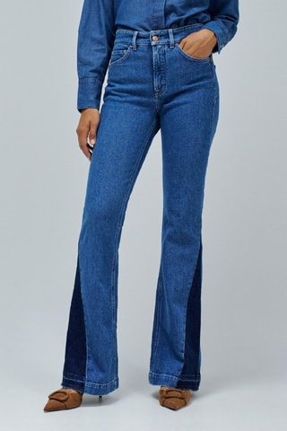 Jean flare - Beige