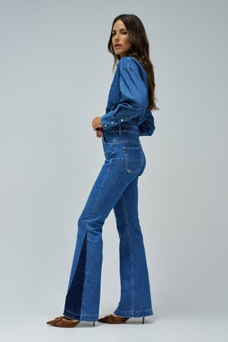 Jean flare - Beige