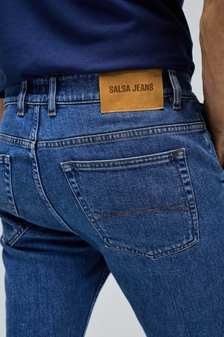 Jean slim  moyen - Bleu