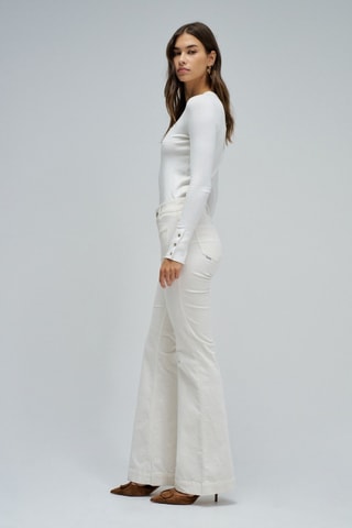 Jean flare - Beige