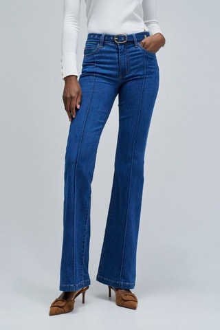 Jean flare - Beige