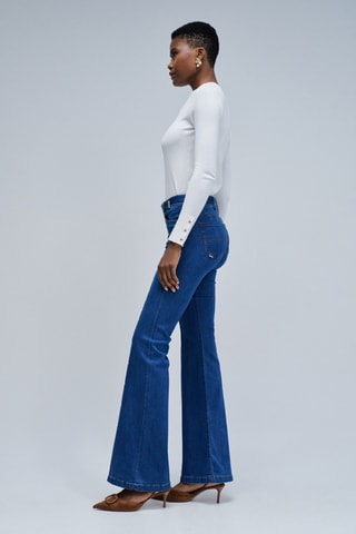 Jean flare - Beige