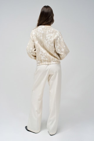 Blouse - Blanc et beige