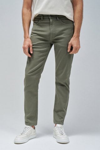 Pantalon slim - Vert