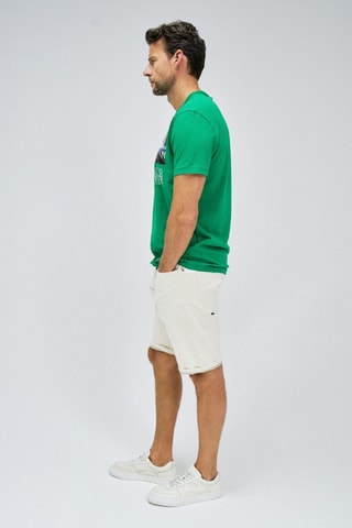T-shirt slim - Vert