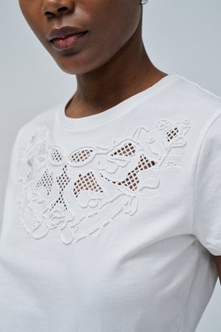 T-shirt slim - Blanc