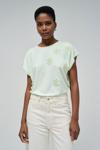 T-shirt regular - Vert