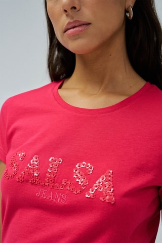 T-shirt slim - Rose